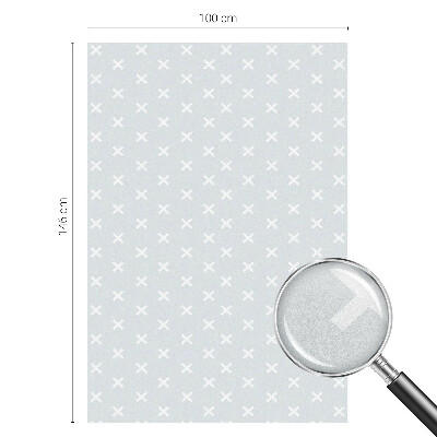 Anti inkijk raamfolie Delicate kruisjes