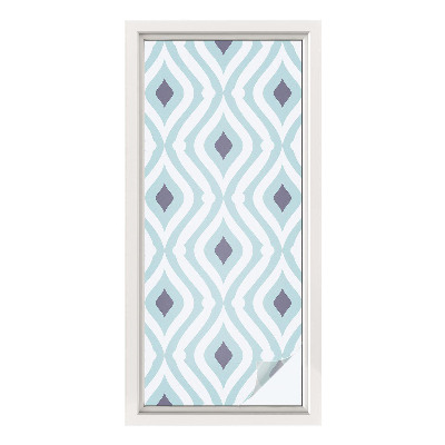 Zelfklevende raamfolie glas in lood Moderne elegantie