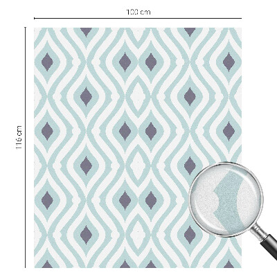 Zelfklevende raamfolie glas in lood Moderne elegantie