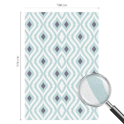 Zelfklevende raamfolie glas in lood Moderne elegantie