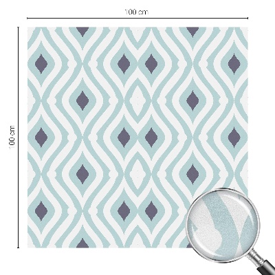 Zelfklevende raamfolie glas in lood Moderne elegantie