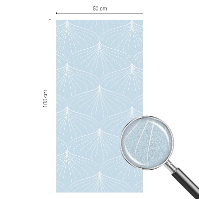 Zelfklevende anti inkijk folie glas in lood Harmonieuze fans