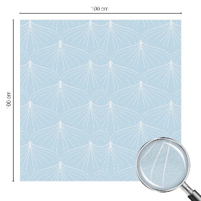 Zelfklevende anti inkijk folie glas in lood Harmonieuze fans