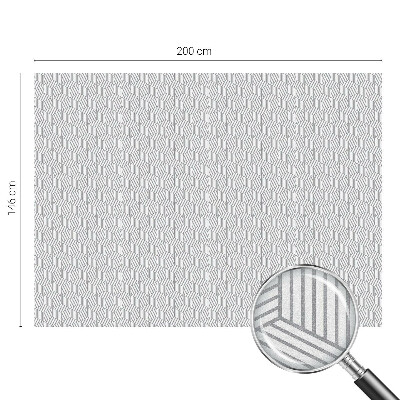 Anti inkijk raamfolie Hexagonale lichamen