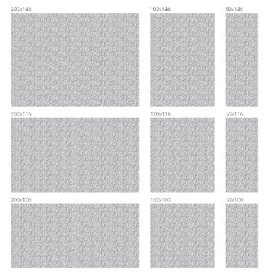 Anti inkijk raamfolie Hexagonale lichamen