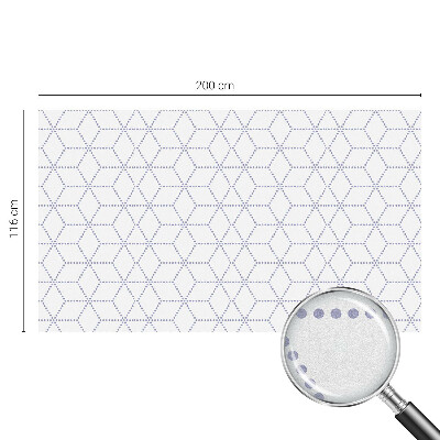 Zelfklevende anti inkijk folie glas in lood Paarse ruiten