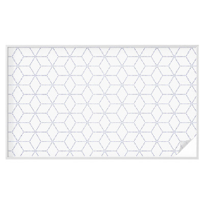 Zelfklevende anti inkijk folie glas in lood Paarse ruiten