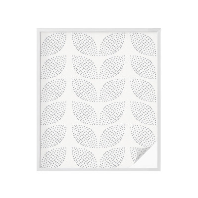 Zonwerende raamfolie glas in lood Gestippelde bladeren