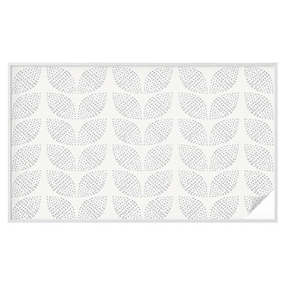 Zonwerende raamfolie glas in lood Gestippelde bladeren