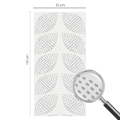 Zonwerende raamfolie glas in lood Gestippelde bladeren