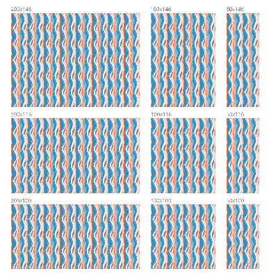 Zonwerende raamfolie Golvend ritme