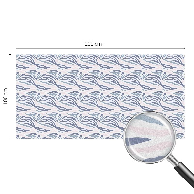 Zonwerende raamfolie glas in lood Zebrapatroon