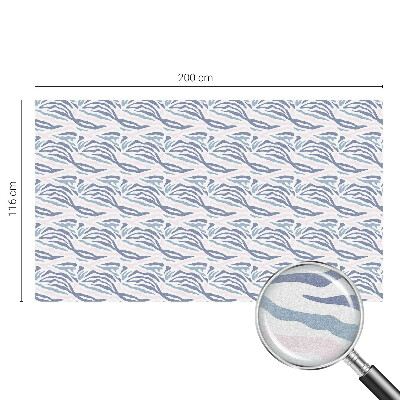 Zonwerende raamfolie glas in lood Zebrapatroon