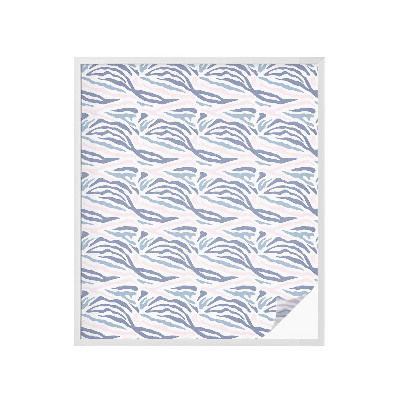 Zonwerende raamfolie glas in lood Zebrapatroon