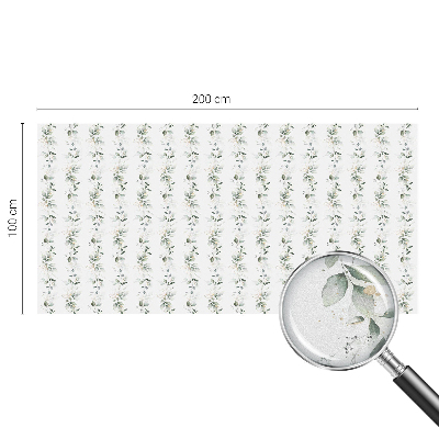 Zelfklevende anti inkijk folie glas in lood Plantencharme