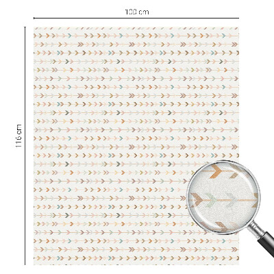 Zelfklevende raamfolie glas in lood Pijlpatroon