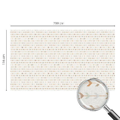 Zelfklevende raamfolie glas in lood Pijlpatroon