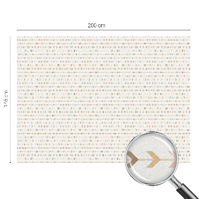 Zelfklevende raamfolie glas in lood Pijlpatroon