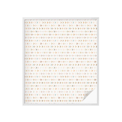 Zelfklevende raamfolie glas in lood Pijlpatroon