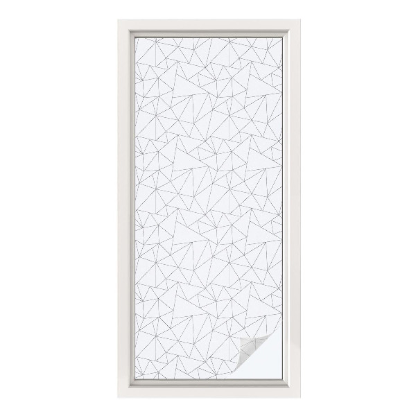 Zonwerende raamfolie Geometrische patronen