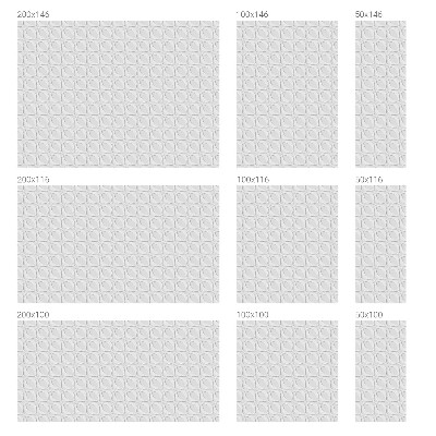 Anti inkijk raamfolie Golvende vormen