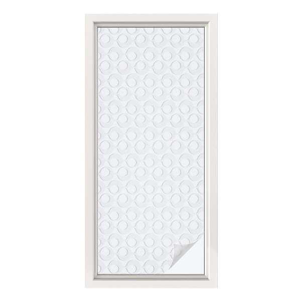 Zelfklevende raamfolie glas in lood Geometrische vormen