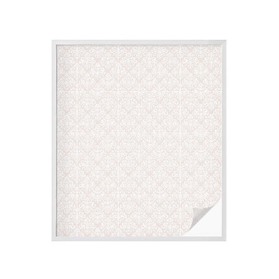 Zonwerende raamfolie glas in lood Plantenornament