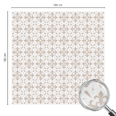 Zonwerende raamfolie Elegante patronen