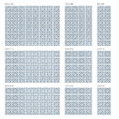 Zelfklevende raamfolie glas in lood Bloemenornamenten