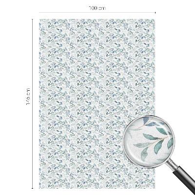 Zonwerende raamfolie glas in lood Idyllische bladeren