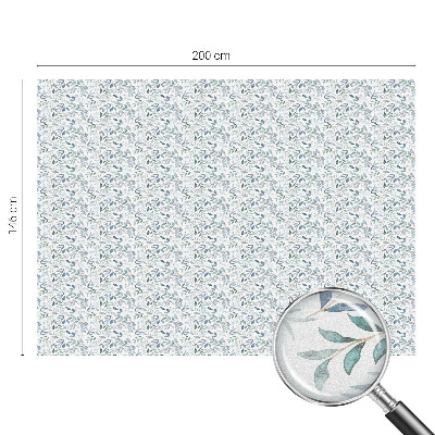 Zonwerende raamfolie glas in lood Idyllische bladeren