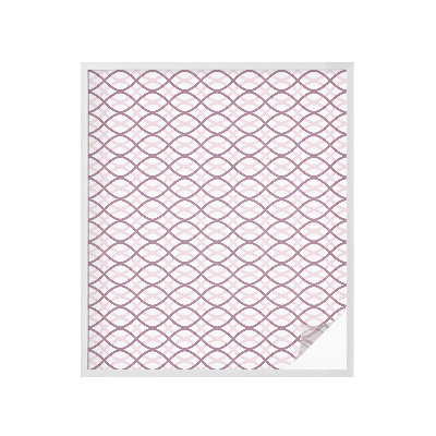 Zelfklevende raamfolie glas in lood Ovale vormen