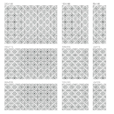 Zonwerende raamfolie Symmetrische ornamenten