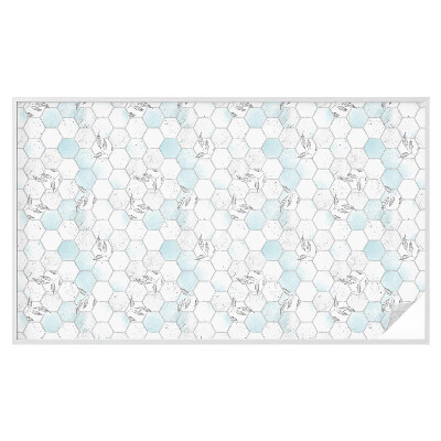 Anti inkijk raamfolie Bladtegels