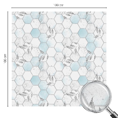 Anti inkijk raamfolie Bladtegels