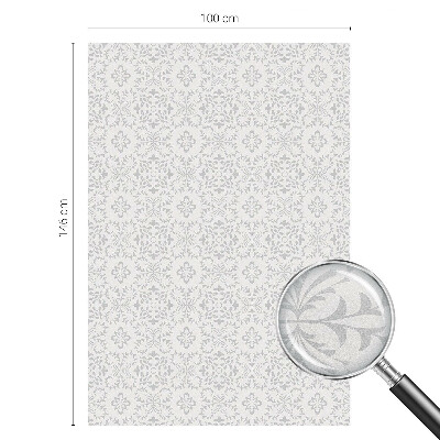 Zonwerende raamfolie glas in lood Plantenornamenten