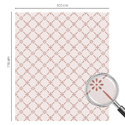 Zonwerende raamfolie Bloemenpatronen