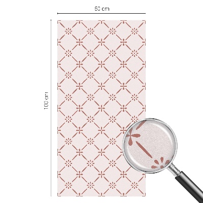 Zonwerende raamfolie Bloemenpatronen