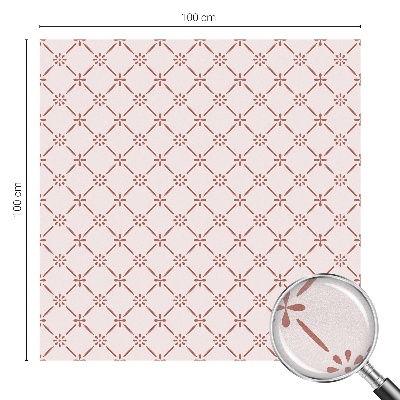 Zonwerende raamfolie Bloemenpatronen