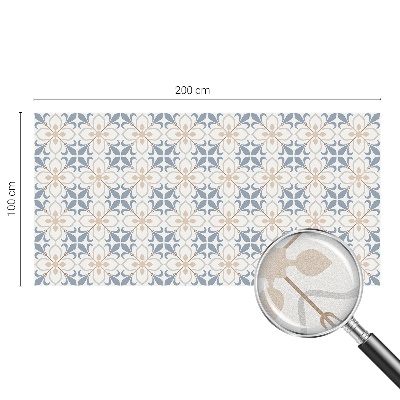 Zelfklevende anti inkijk folie glas in lood Bloemenschoonheid