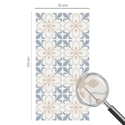 Zelfklevende anti inkijk folie glas in lood Bloemenschoonheid