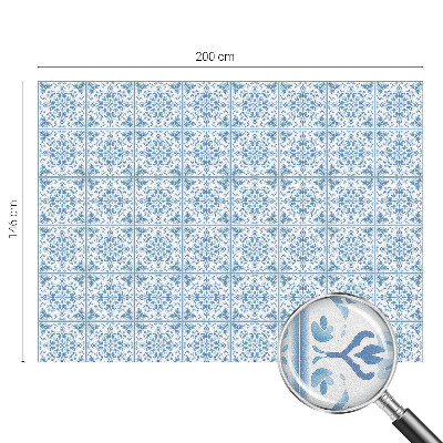 Zonwerende raamfolie Bloemenornamenten