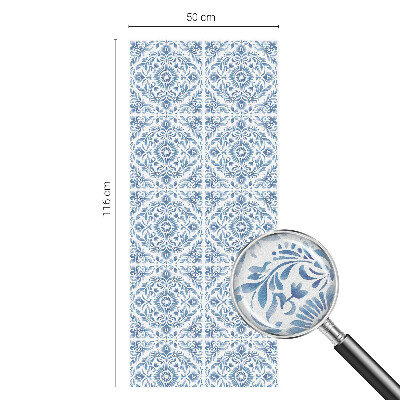 Zelfklevende raamfolie glas in lood Bloemenornament