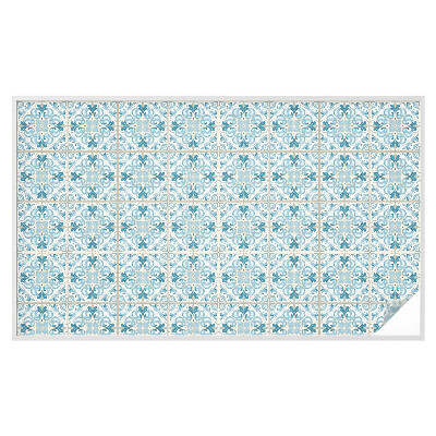 Zelfklevende anti inkijk folie glas in lood Bloementegels