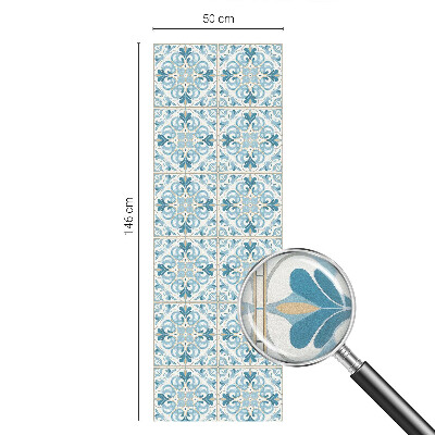 Zelfklevende anti inkijk folie glas in lood Bloementegels