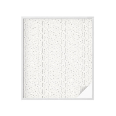 Zelfklevende raamfolie glas in lood Geometrische vlecht