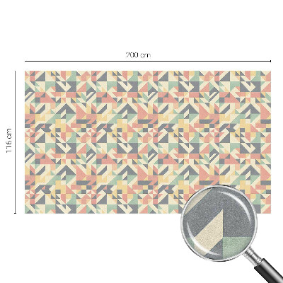 Zelfklevende anti inkijk folie glas in lood De energie van geometrie