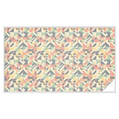 Zelfklevende anti inkijk folie glas in lood De energie van geometrie