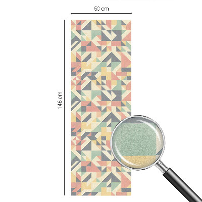 Zelfklevende anti inkijk folie glas in lood De energie van geometrie