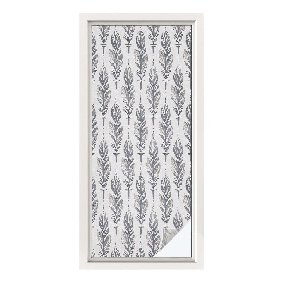 Zonwerende raamfolie Elegante veren